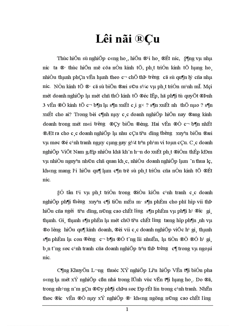 Phương hướng và biện pháp hạ giá thành vận tải cho Cảng Khuyến Lương thuộc xí nghiệp Vận tải biển pha sông