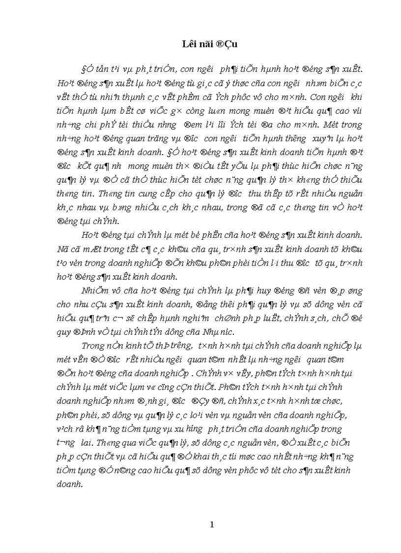 Phân tích tình hình tài chính Công ty tư vấn giám sát và xây dựng công trình