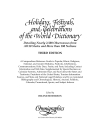 Holidays Festivals and Celebrations of the World Dictionary 2005 I