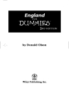 England for Dummies 3Ed