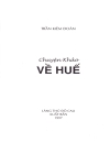 Chuyện Khảo Về Huế