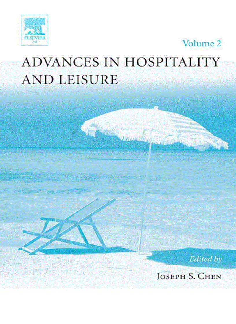 Advances in Hospitality and Leisure Volume 2