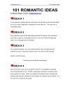 101 Romantic Ideas