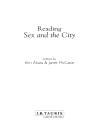 Reading Sex and the City Reading Contemporary Television