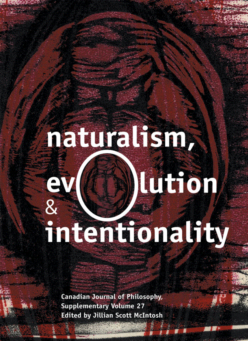 Naturalism Evolution and Intentionality