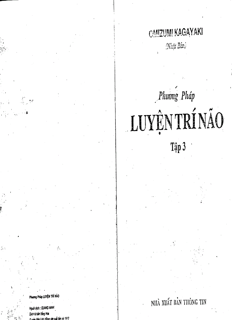 Phương Pháp Luyện Trí Não Tập III Phần 1