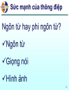 Kỹ Năng Giao Tiếp Học Tập Và Lắng Nghe