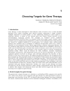 Targets in Gene Therapy