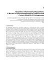 Idiopathic Inflammatory Myopathies â Recent Developments