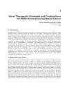 Breast Cancer Current and Alternative Therapeutic Modalities