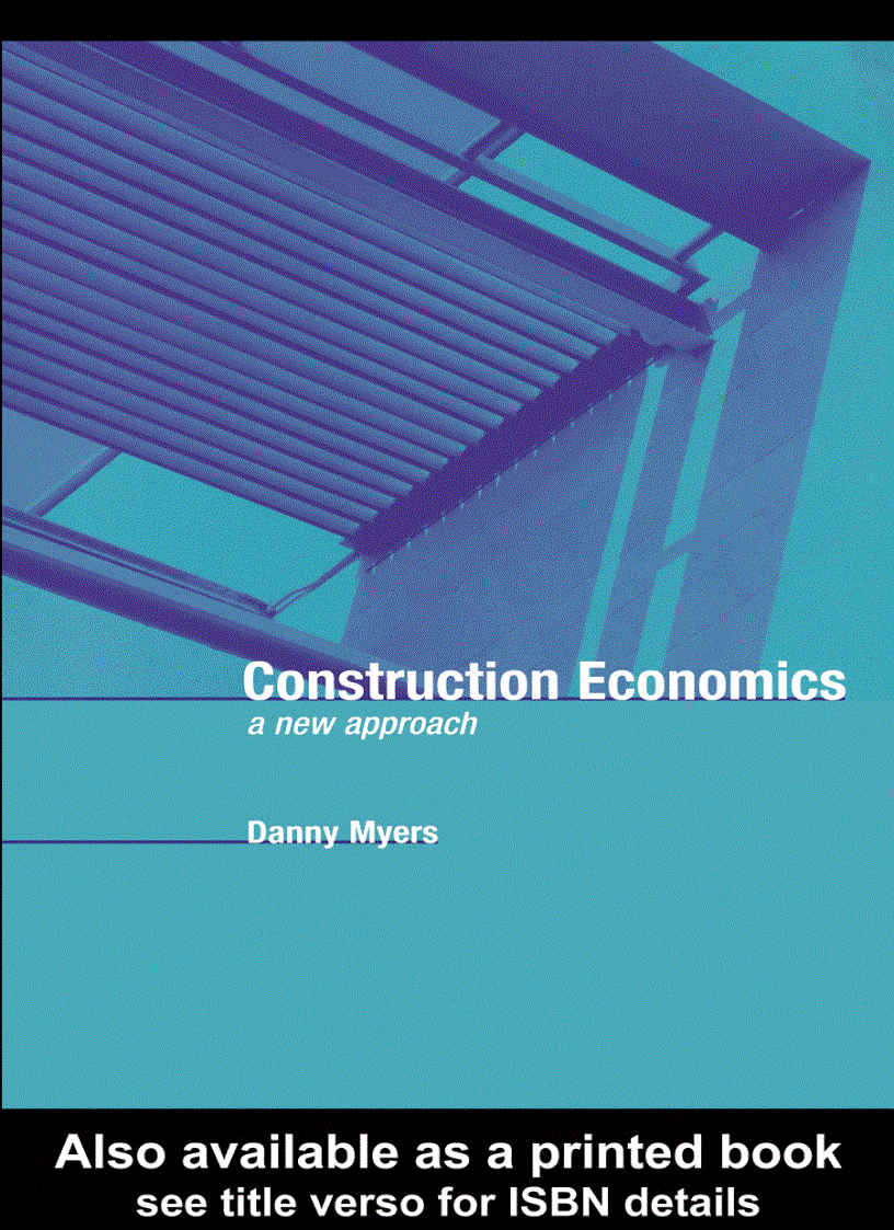 Construction Economics