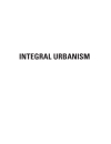 Integral Urbanism