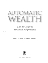 Automatic Wealth The Six Steps to Financial Independence