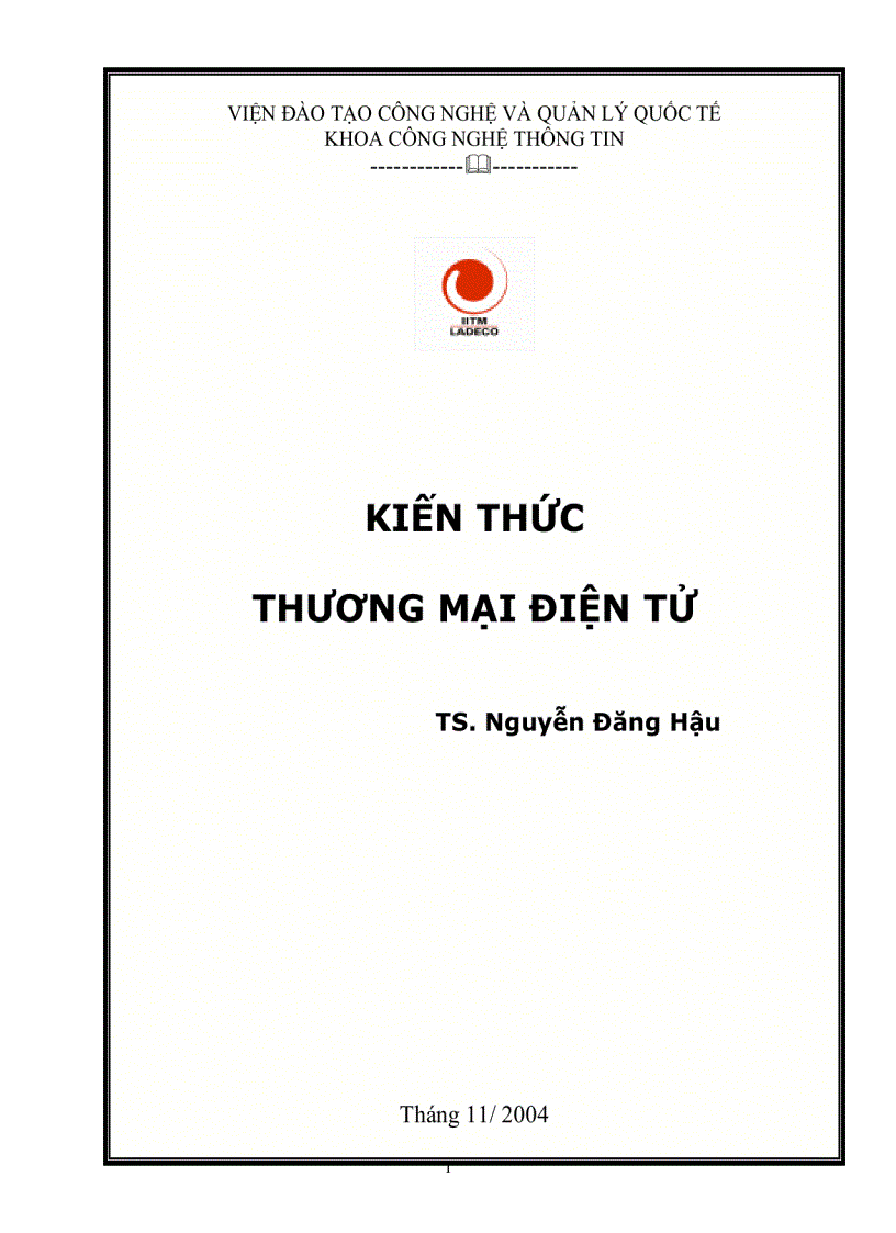 Kiến Thức Thương Mại Điện Tử