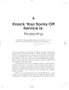 Delivering Knock Your Socks Off Service