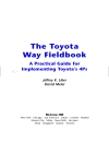 The Toyota Way Fieldbook