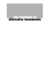 The Handbook of Alternative Investments