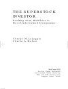 The Superstock Investor Profiting from Wall Street s Best Undervalued Companies