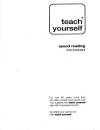 Teach Yourself Speed Reading