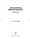 Accounting Best Practices 3rd edition