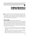 Credit Risk Measurement New Approaches to Value at Risk and Other Paradigms