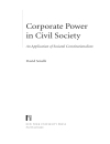 Corporate Power in Civil Society