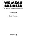 We Mean Business Work s Book