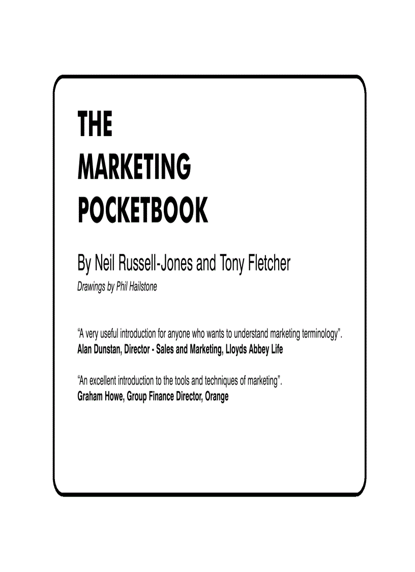 The Marketing Pocketbook