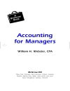 Accounting for Managers