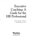 Executive Coaching A Guide for the HR Professional