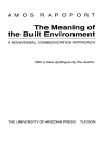 The Meaning of the Built Environment