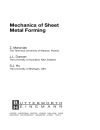 Mechanics of Sheet Metal Forming 2nd Edition