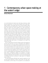 Waterfronts in Post Industrial Cities