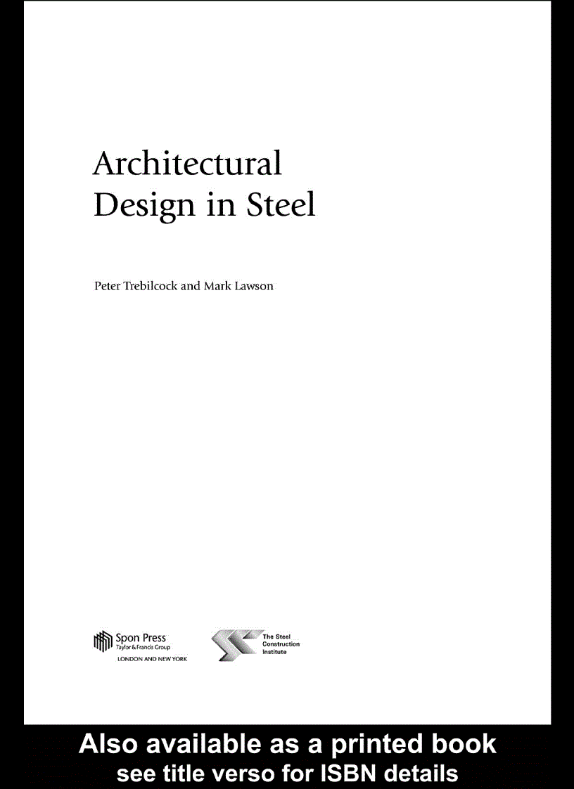 Architectural Design in Steel