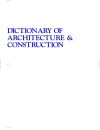 Dictionary of Architecture Construction 4 Edition