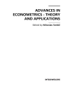 Advances in Econometrics Theory and Applications