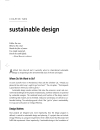 Sustainable Design Ecology