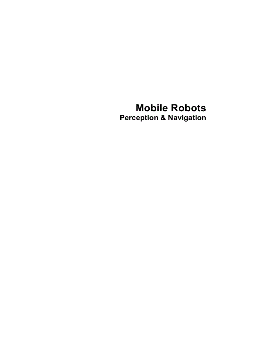 Mobile Robots Perception Navigation