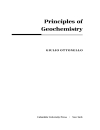 Principles of Geochemistry