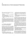 Environmental Chemistry