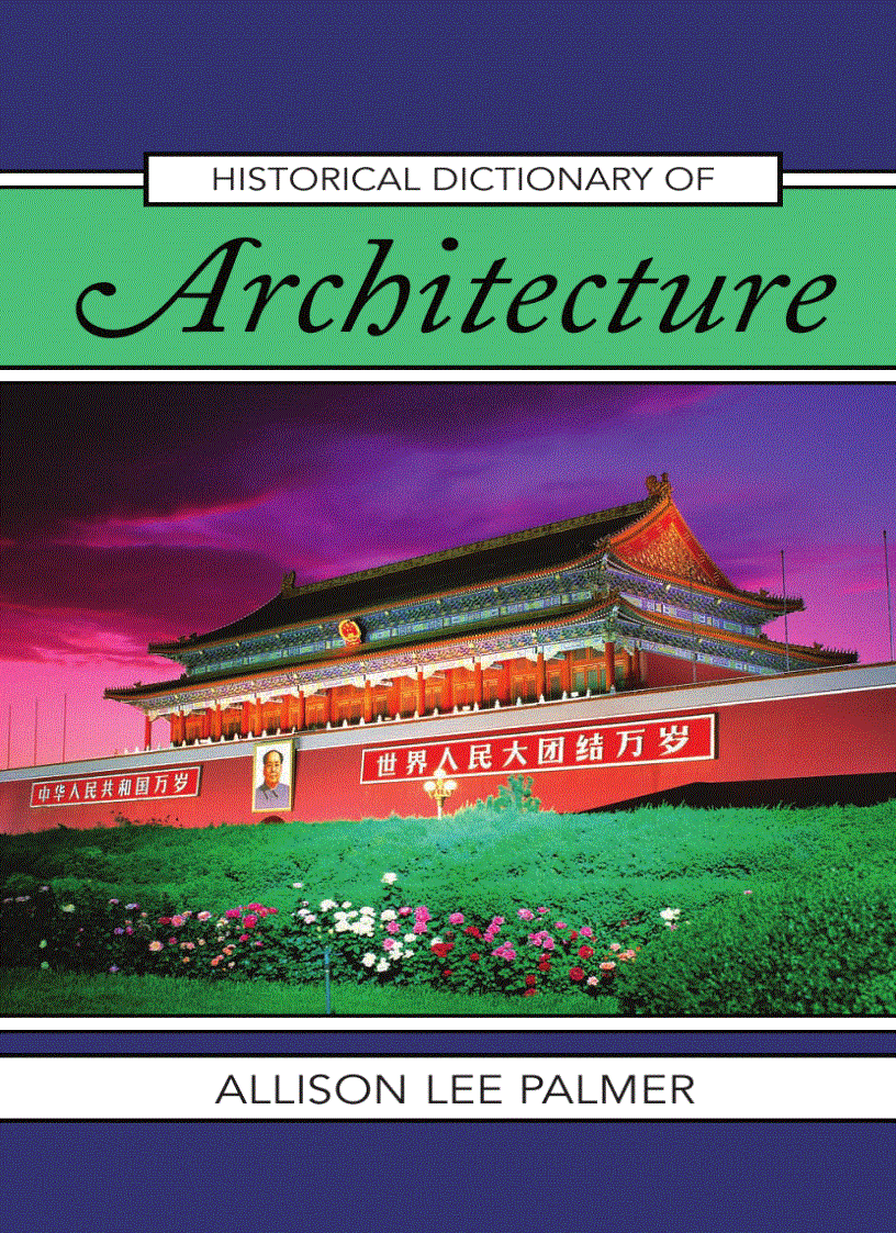 Historical Dictionary of Architecture