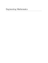 Engineering Mathematics 4th Edition