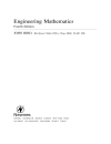 Engineering Mathematics 4th Edition