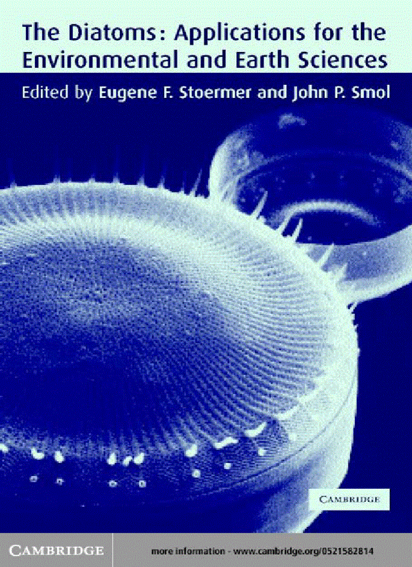 The Diatoms Applications for the Environmental and Earth Sciences