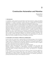 Robotics and Automation in Construction 1