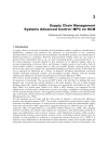 Supply Chain Management Applications and Simulations