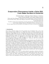 Evaporation Condensation and Heat transfer