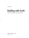 Building with Earth Design and Technology of a Sustainable Architecture