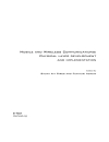 Mobile and Wireless Communications Physical Layer Development and Implementatiom