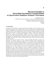 Ferroelectrics Characterization and Modeling